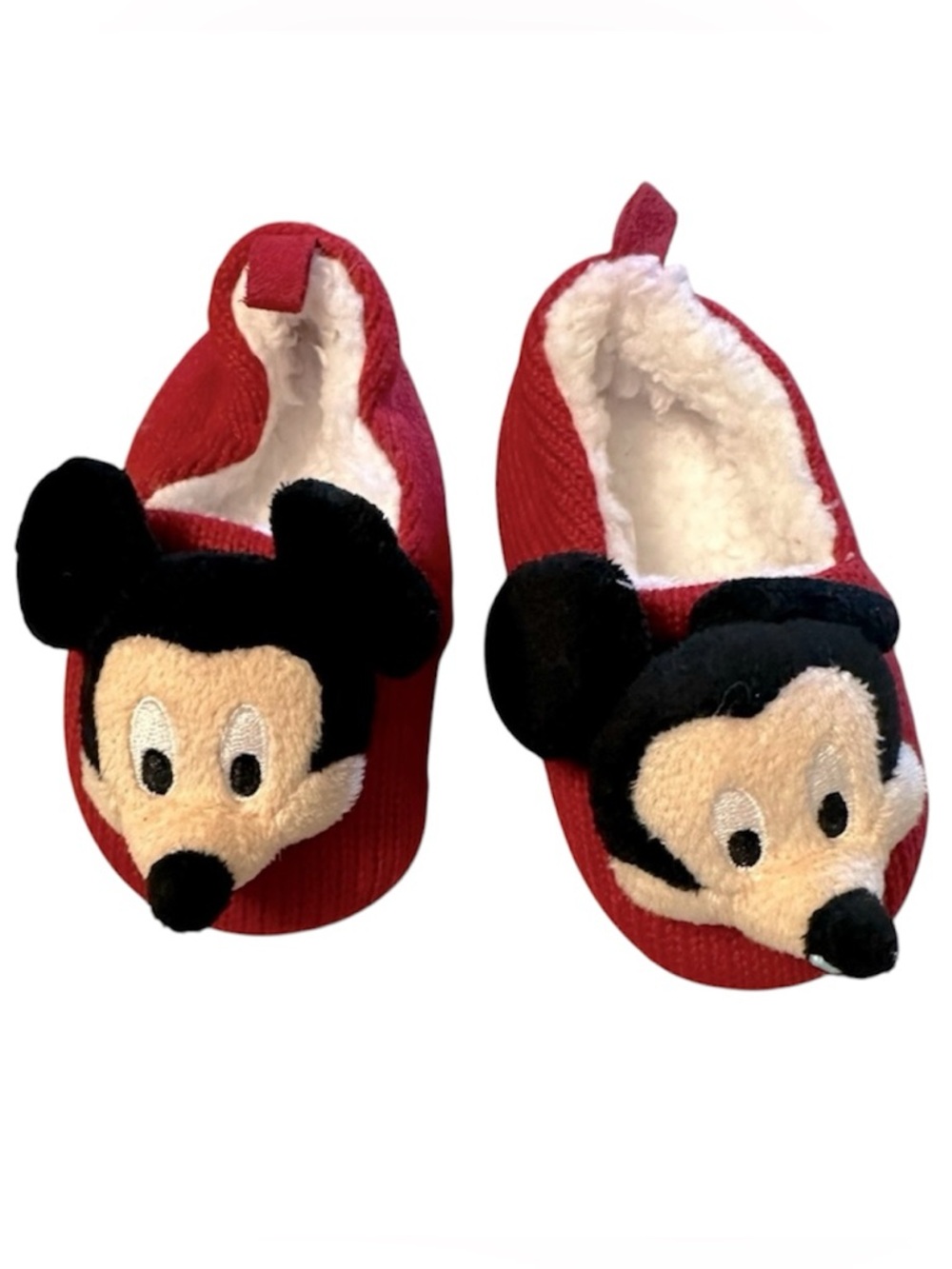 Disney Junior slippers with rattles in head size 12-18 months